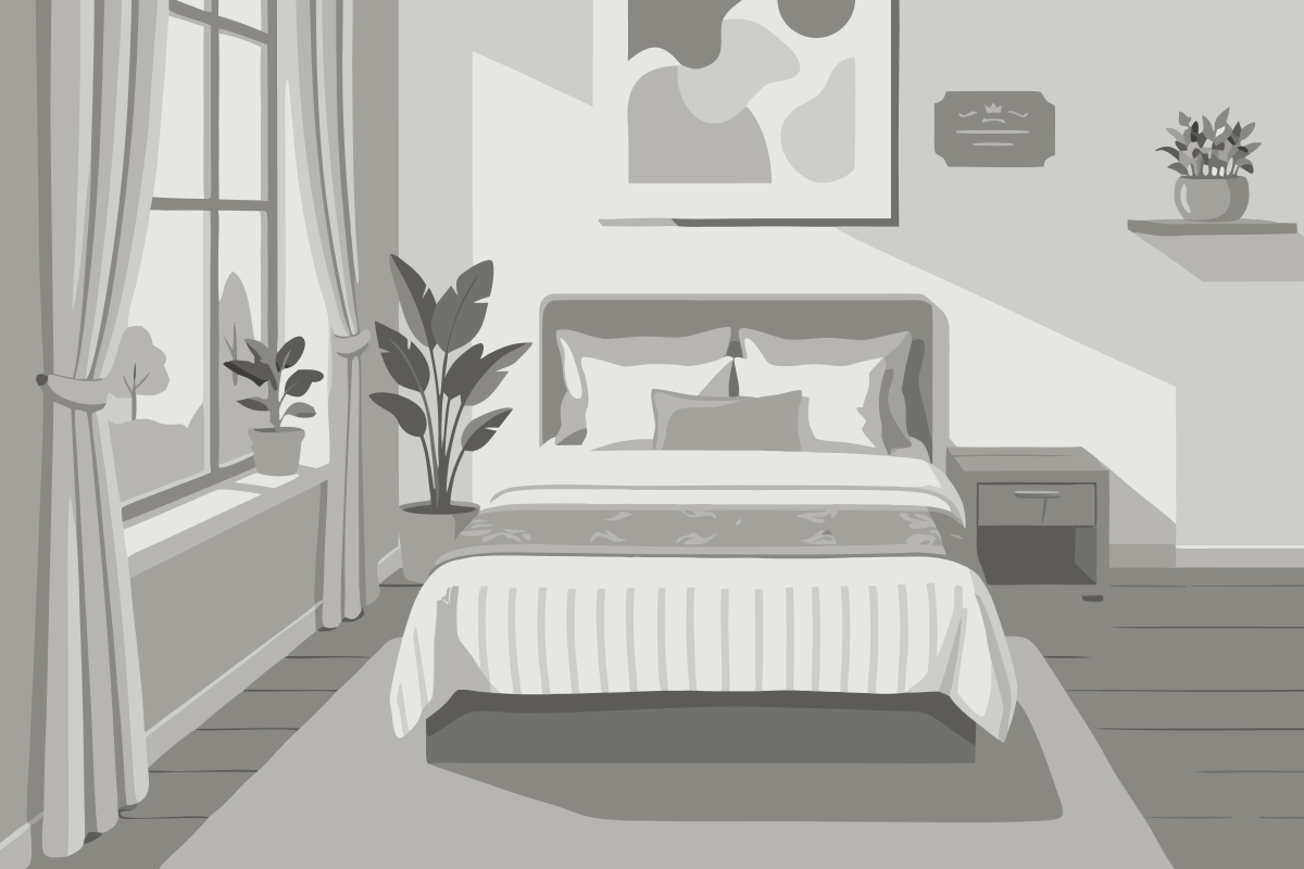 Vierpersoonskamer met Gedeelde Badkamer